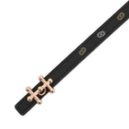 Hermes Belt Gallopin Surmer Black Gold Pink 90 — view 4