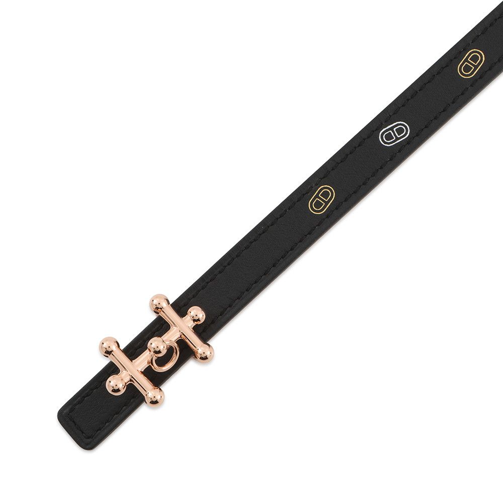 Hermes Belt Gallopin Surmer Black Gold Pink 90 — view 4