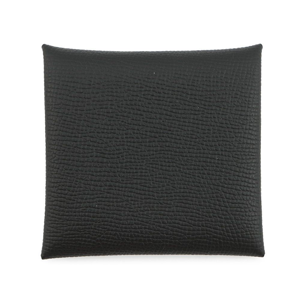 Hermes Coin Case Bastia Black Epsom Wallet — view 3