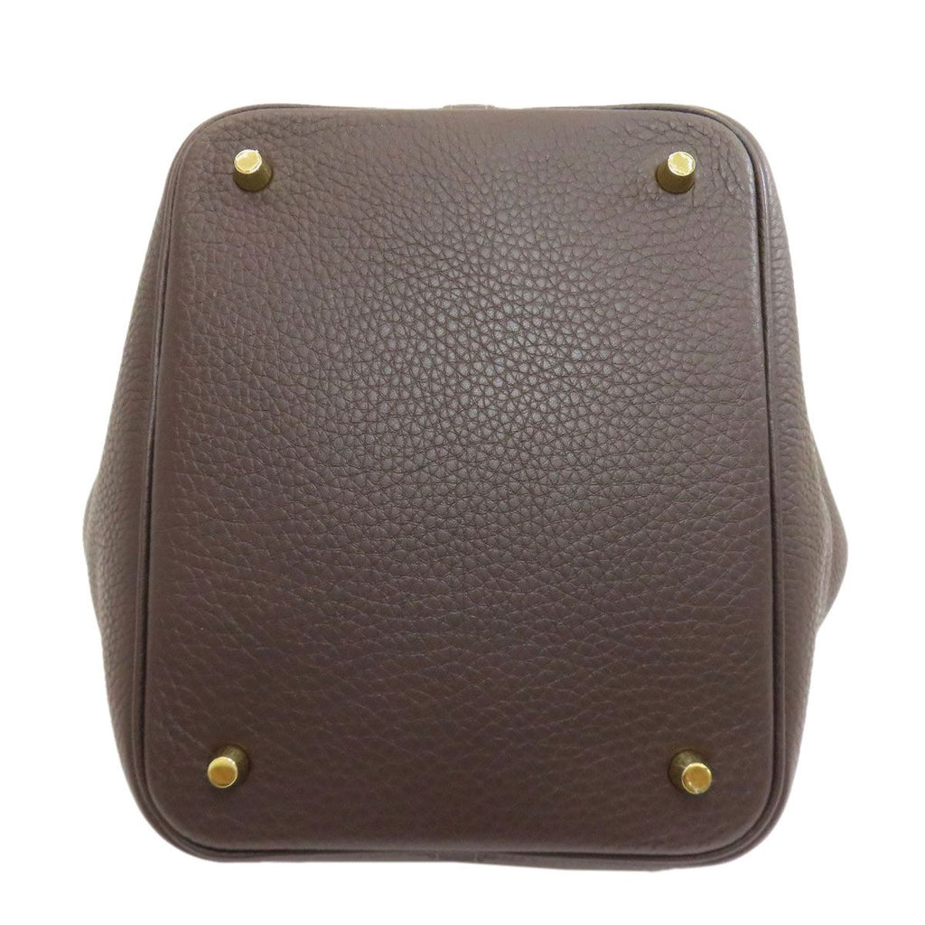 Hermes Picotin Lock MM Gold Handbag Taurillon — view 4