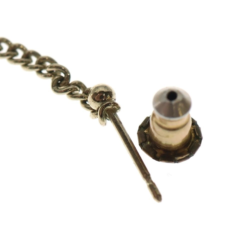 Chanel Chain Earrings CC Logo Gold — view 6