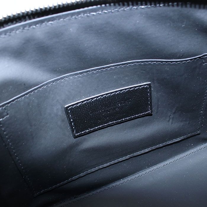 Saint Laurent Pouch Leather Black — view 6