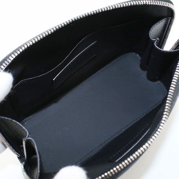 Saint Laurent Pouch Leather Black — view 3