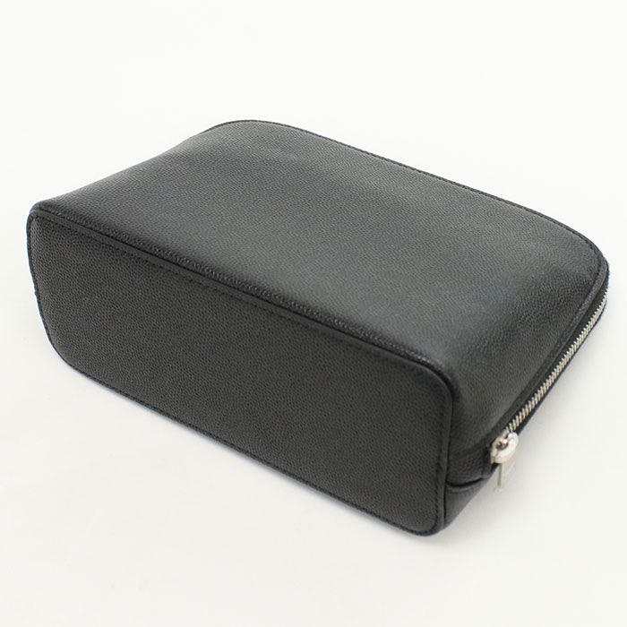 Saint Laurent Pouch Leather Black — view 2