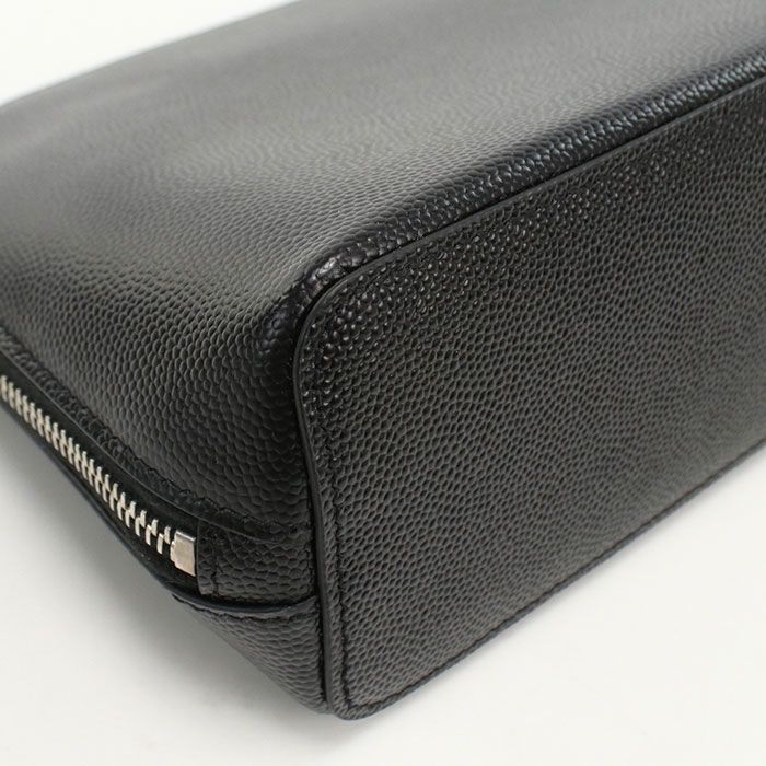 Saint Laurent Pouch Leather Black — view 5