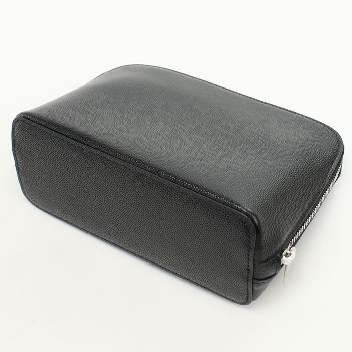 Saint Laurent Pouch Leather Black — view 2