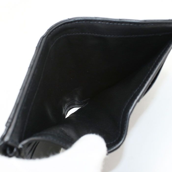 Saint Laurent Compact Trifold Wallet Cassandra Lambskin — view 5