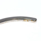 Celine Knot Bangle Bracelet Silver M — view 5