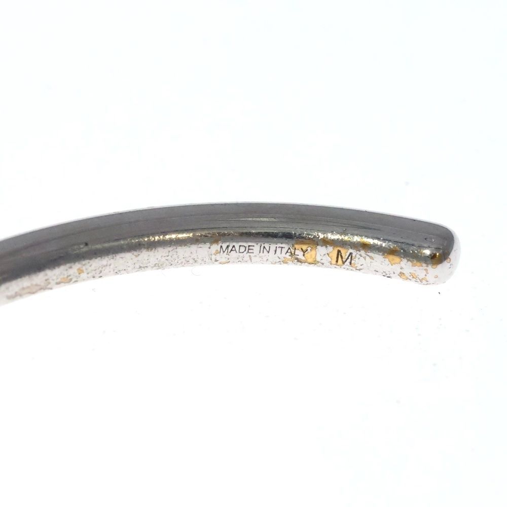 Celine Knot Bangle Bracelet Silver M — view 5