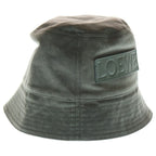 Loewe Wax Canvas Logo Bucket Hat Khaki — view 2