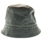 Loewe Wax Canvas Logo Bucket Hat Khaki — view 4