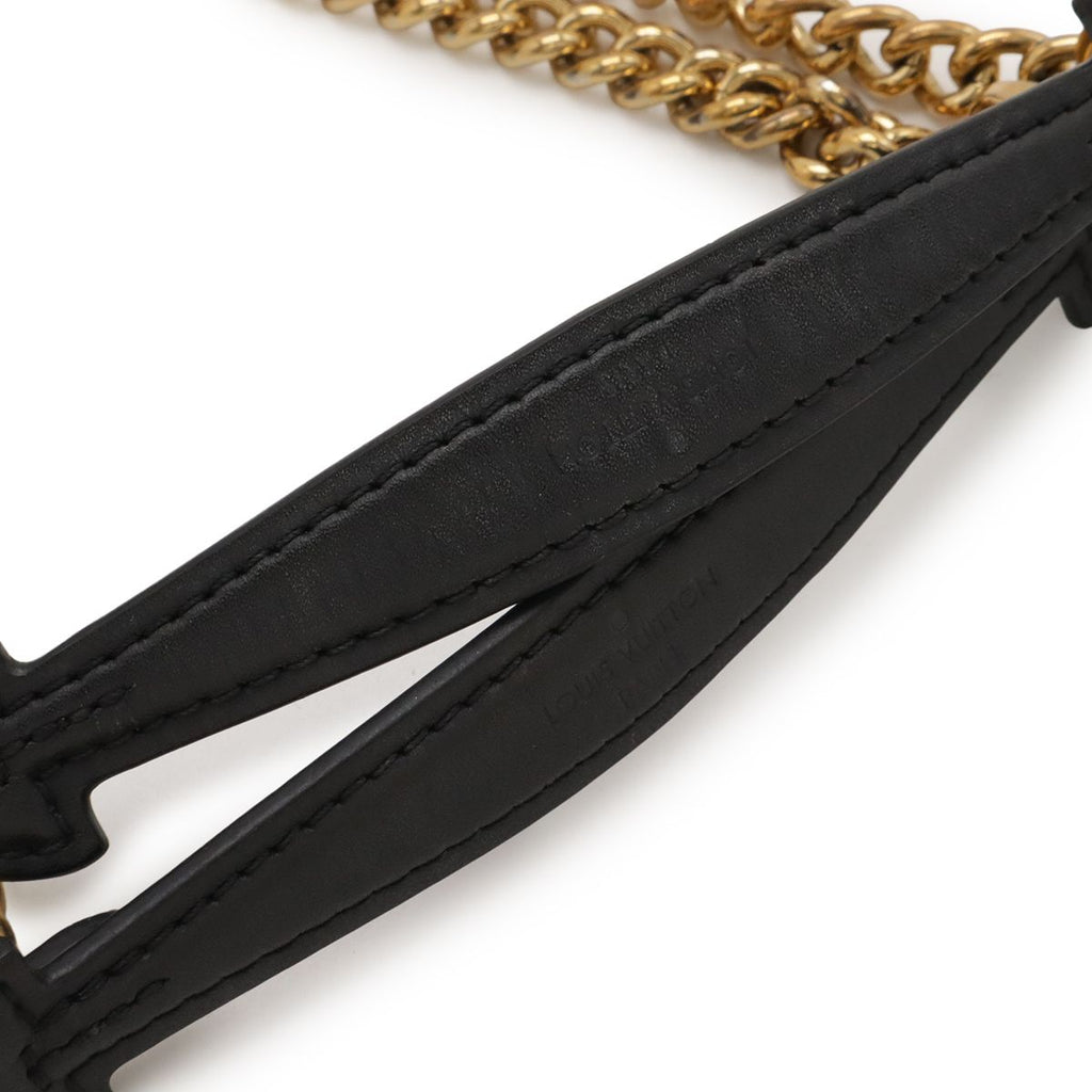 Louis Vuitton Monogram Calf Nenne BB Chain Shoulder Bag Cerise Red — view 5