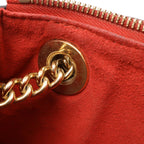 Louis Vuitton Monogram Calf Nenne BB Chain Shoulder Bag Cerise Red — view 7