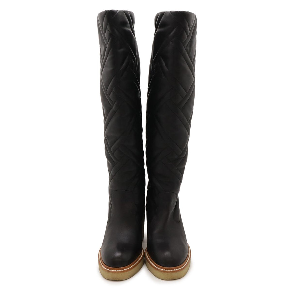 Hermes Fjord 70 Boots Long Quilted Heel Nappa — view 4