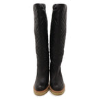 Hermes Fjord 70 Boots Long Quilted Heel Nappa — view 4