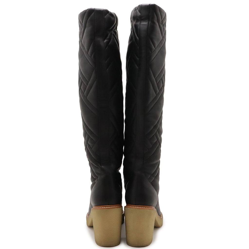 Hermes Fjord 70 Boots Long Quilted Heel Nappa — view 3