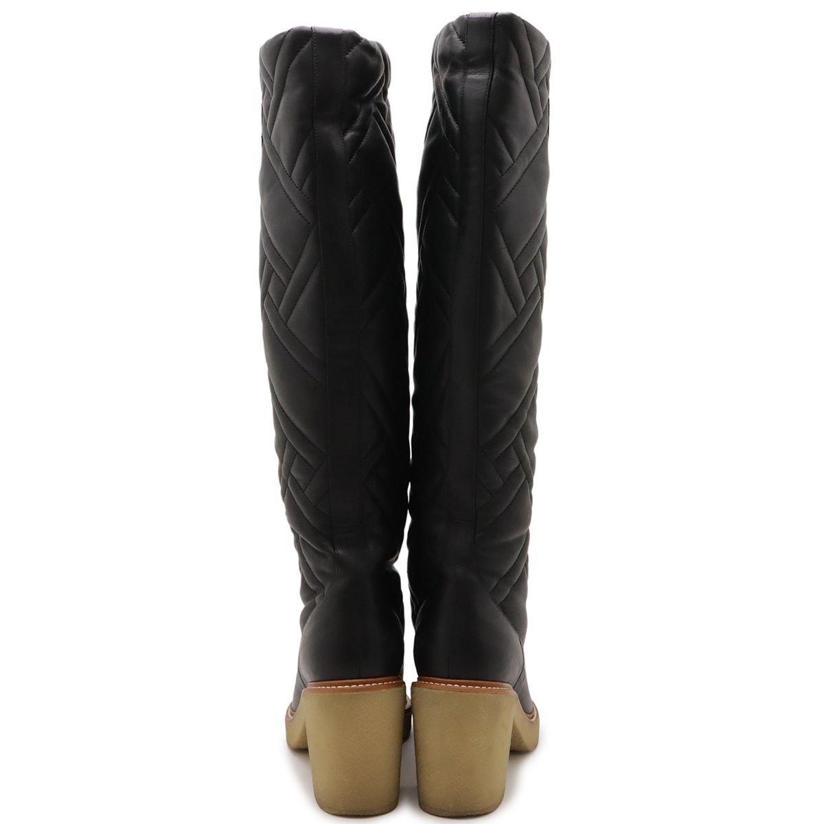 Hermes Fjord 70 Boots Long Quilted Heel Nappa — view 3