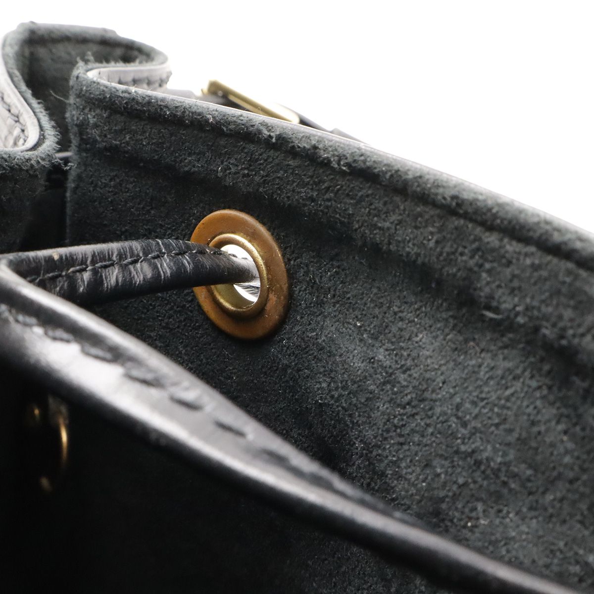 Louis Vuitton Epi Petit Noe Shoulder Bag One Drawstring Shape Noir — view 8