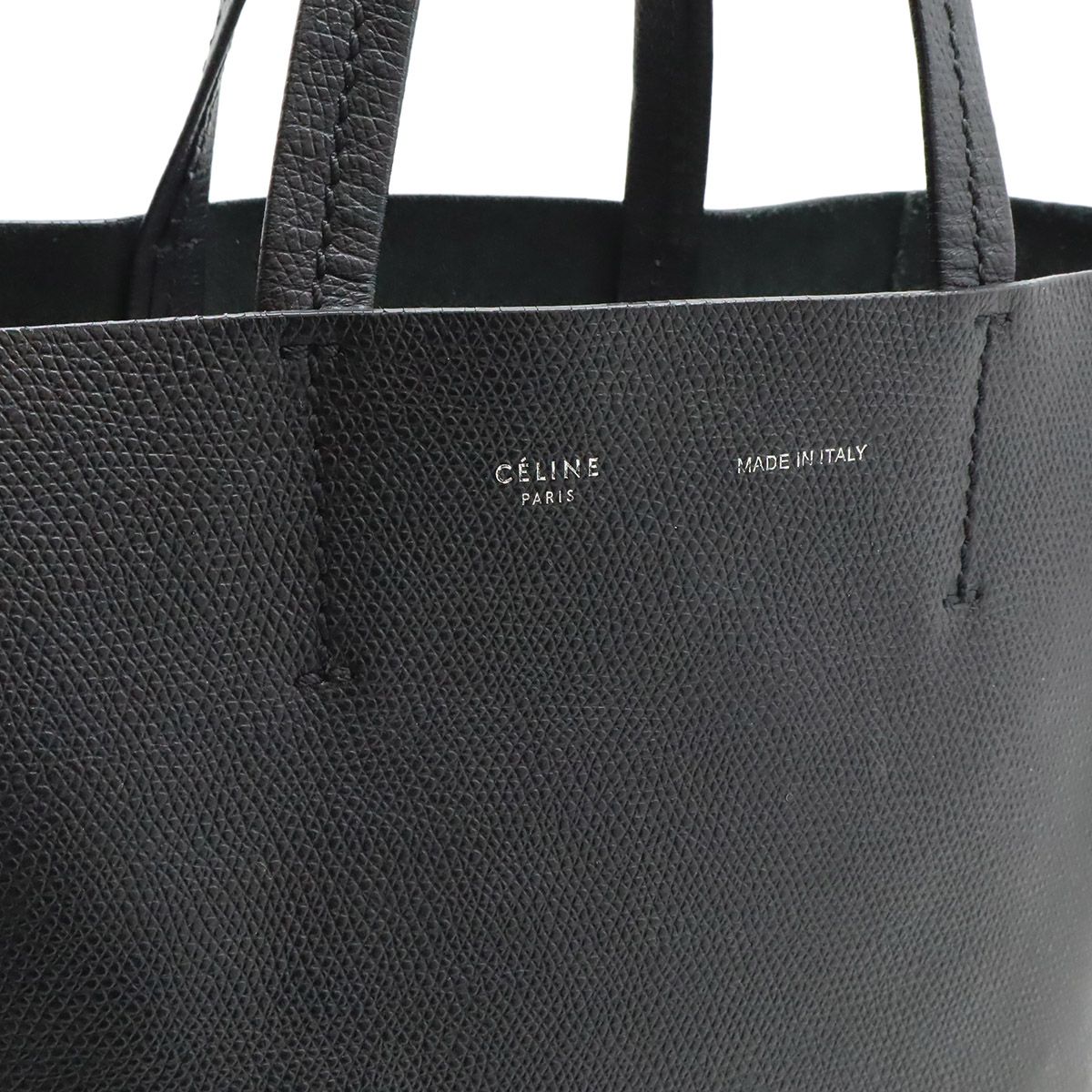 Celine Vertical Hippo Small Tote 2-Way Shoulder Bag Crossbody Bicolor — view 8