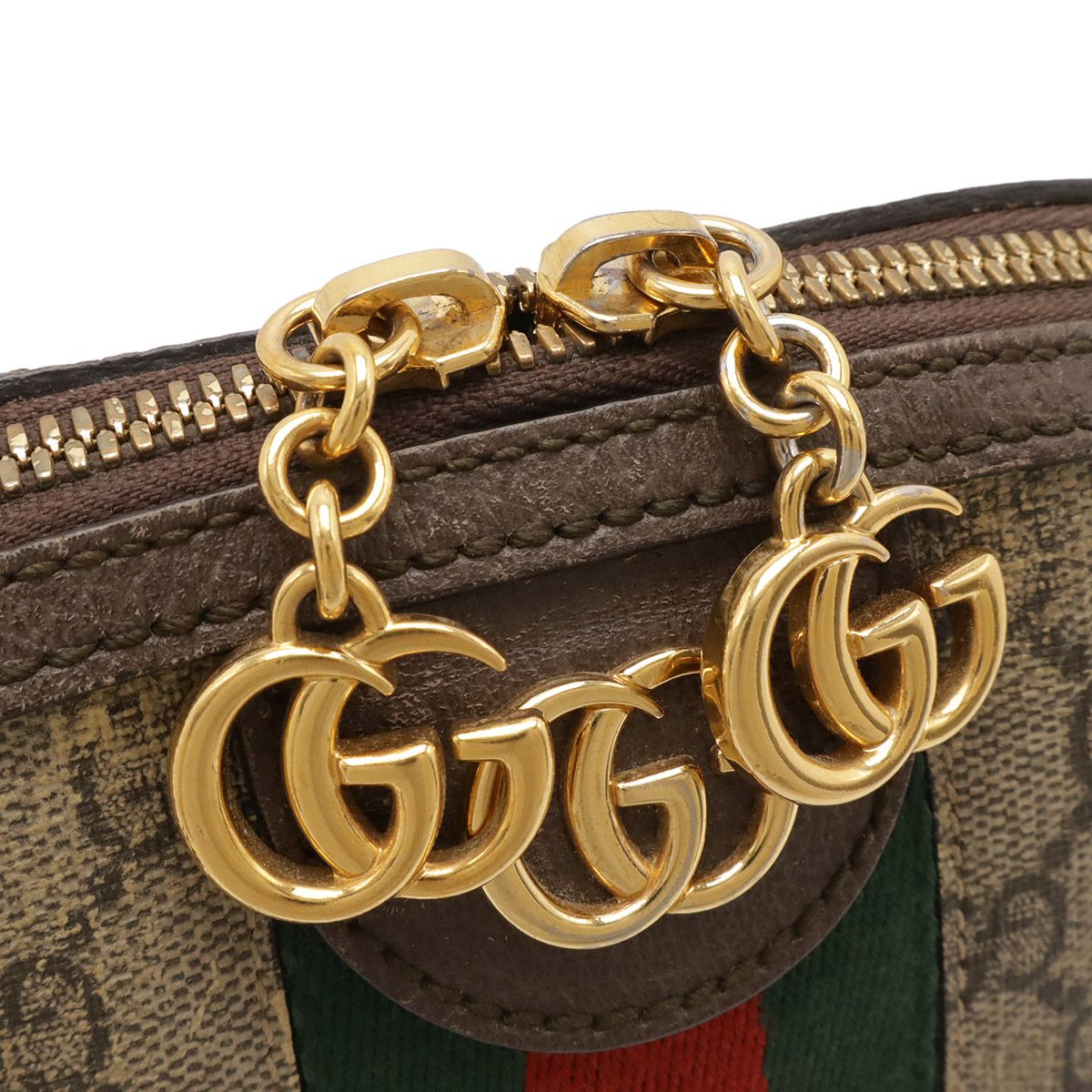 Gucci Ophidia Small Shoulder Bag GG Supreme Sherry Line Pochette — view 4