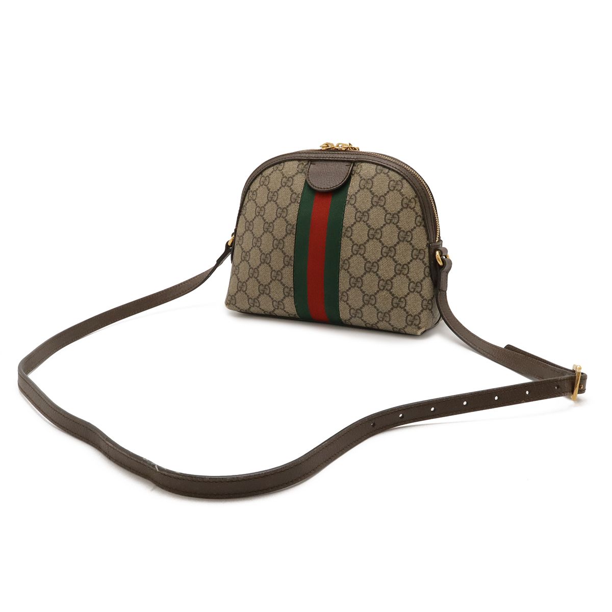 Gucci Ophidia Small Shoulder Bag GG Supreme Sherry Line Pochette — view 2