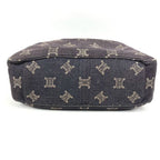 Celine Shoulder Bag Macadam Logo Denim Navy — view 5