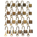 Louis Vuitton Set Cadena Padlock Gold Key with Metal LV — view 3