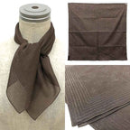 Louis Vuitton Monogram Cotton Carre Bandana Scarf Brown — view 2