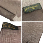 Louis Vuitton Monogram Cotton Carre Bandana Scarf Brown — view 3