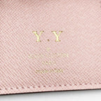 Louis Vuitton Wallet Portefeuille Rose Velours Monogram Bifold — view 9