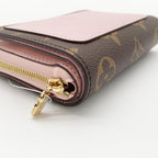 Louis Vuitton Wallet Portefeuille Rose Velours Monogram Bifold — view 5