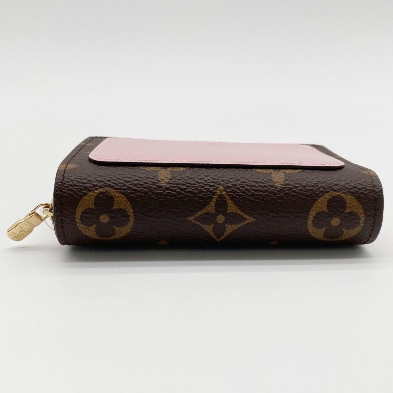 Louis Vuitton Wallet Portefeuille Rose Velours Monogram Bifold — view 3