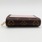 Louis Vuitton Wallet Portefeuille Rose Velours Monogram Bifold — view 3