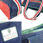 Gucci Shoulder Bag Hysteria Logo Nylon Navy — view 7
