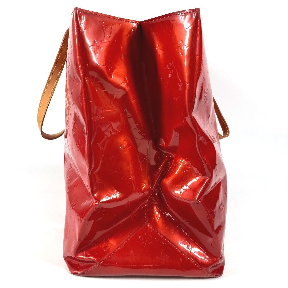 Louis Vuitton Shoulder Bag Reed GM Monogram Vernis Canvas Red — view 3
