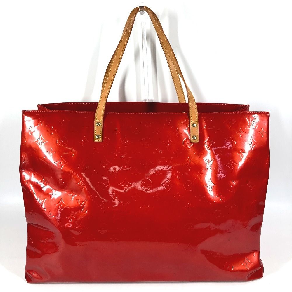 Louis Vuitton Shoulder Bag Reed GM Monogram Vernis Canvas Red — view 2