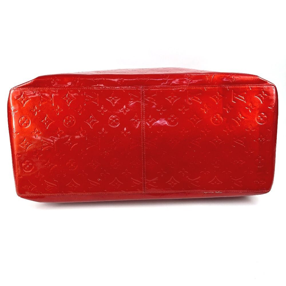 Louis Vuitton Shoulder Bag Reed GM Monogram Vernis Canvas Red — view 5