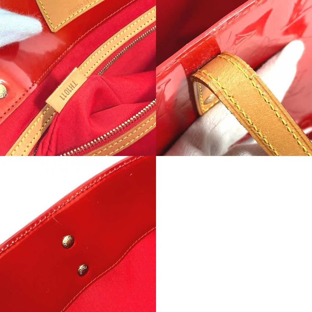 Louis Vuitton Shoulder Bag Reed GM Monogram Vernis Canvas Red — view 9