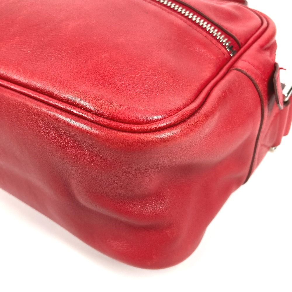 Hermes Shoulder Bag Van Quatre PM Leather Red — view 6