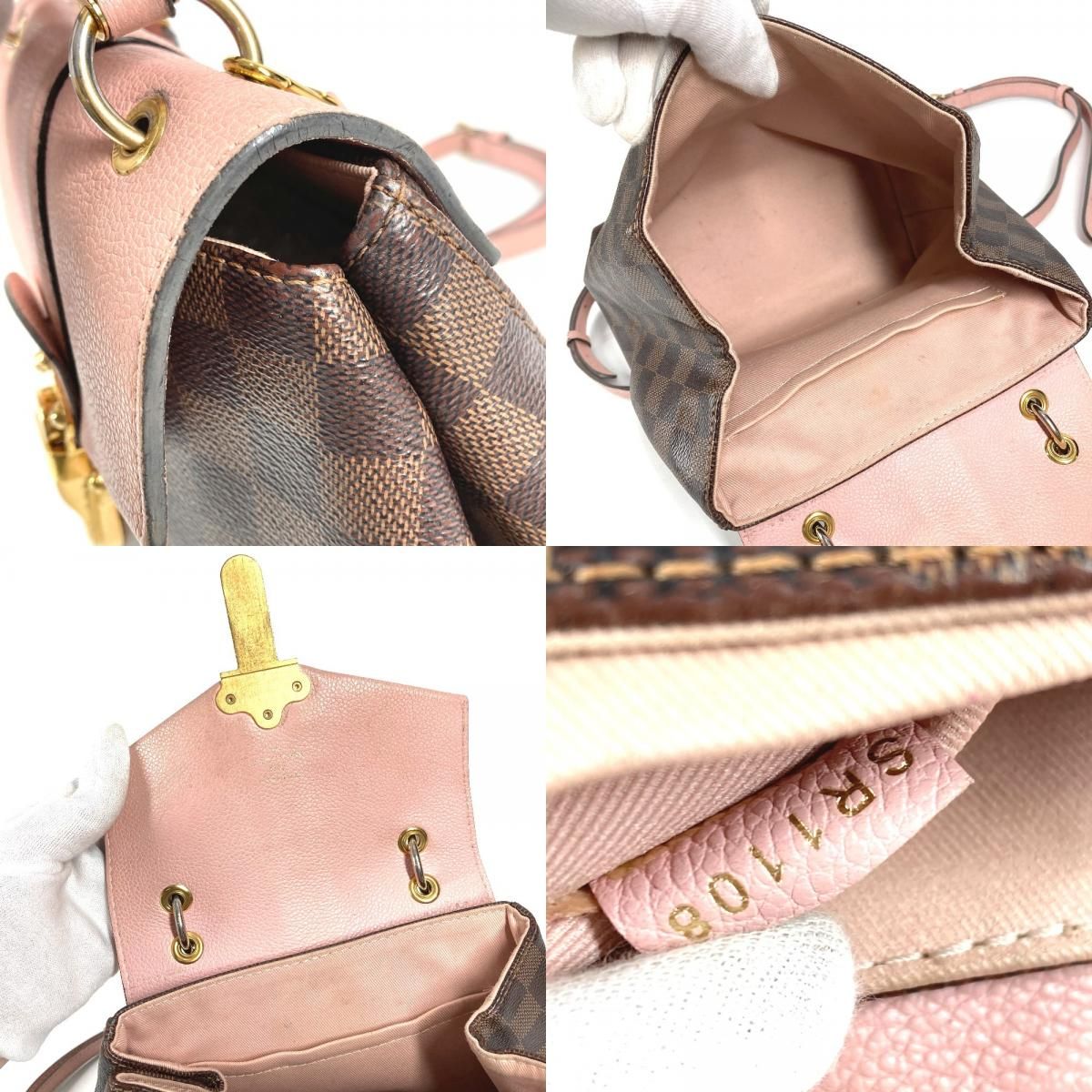 Louis Vuitton Backpack Crampton Damier Canvas Pink — view 8