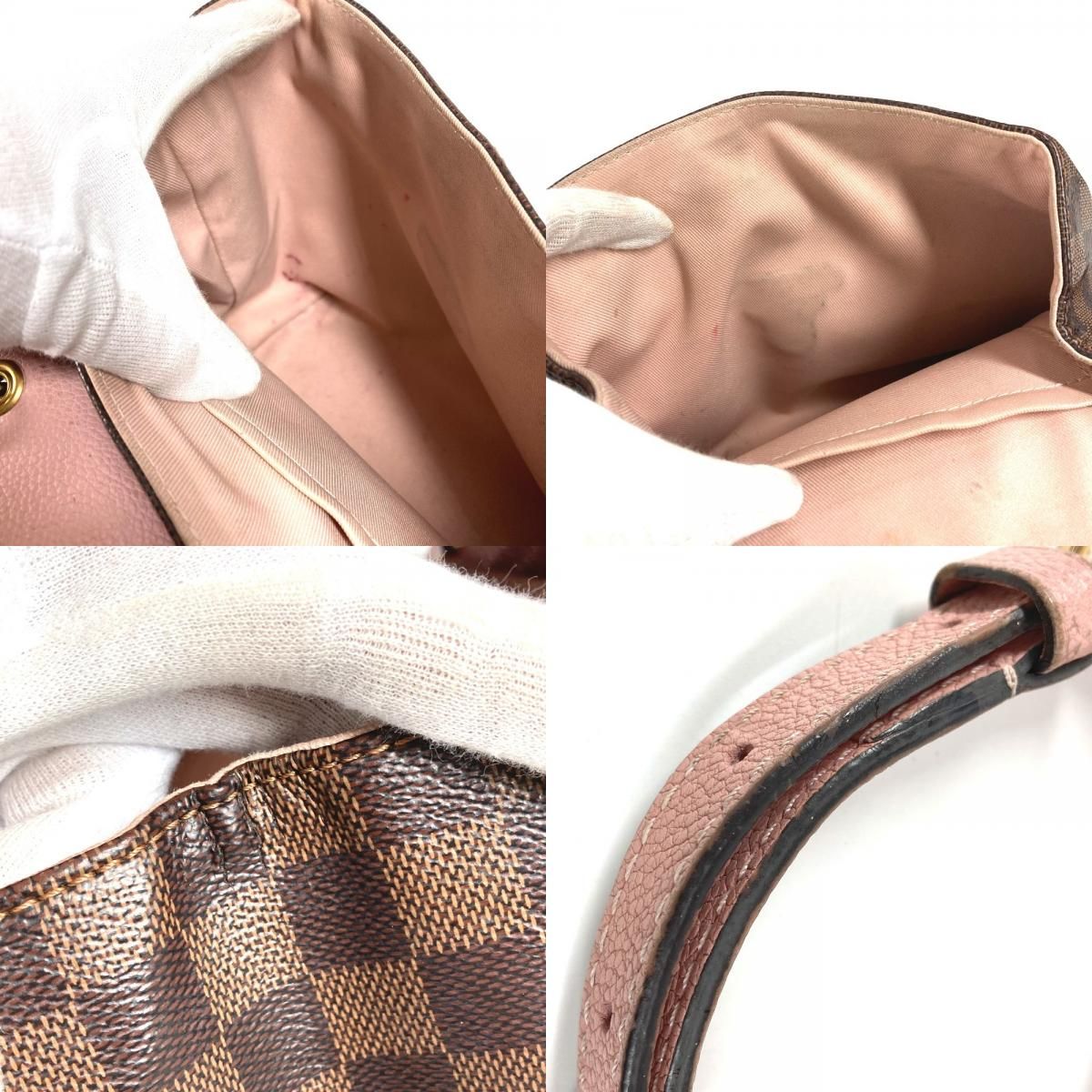 Louis Vuitton Backpack Crampton Damier Canvas Pink — view 9