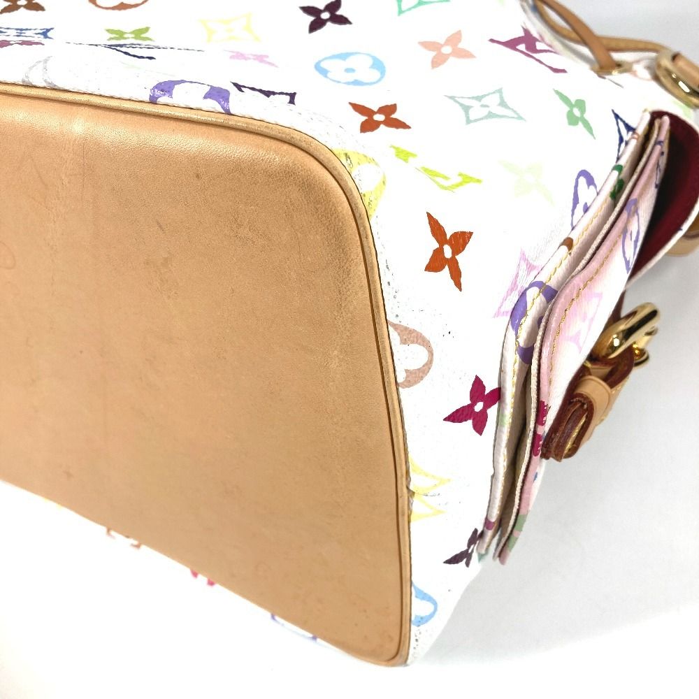 Louis Vuitton Shoulder Bag Petit Noe Monogram Multicolor Canvas Bronze — view 6