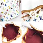 Louis Vuitton Shoulder Bag Petit Noe Monogram Multicolor Canvas Bronze — view 8