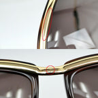 Celine Sunglasses Brown Gold Eyewear — view 9