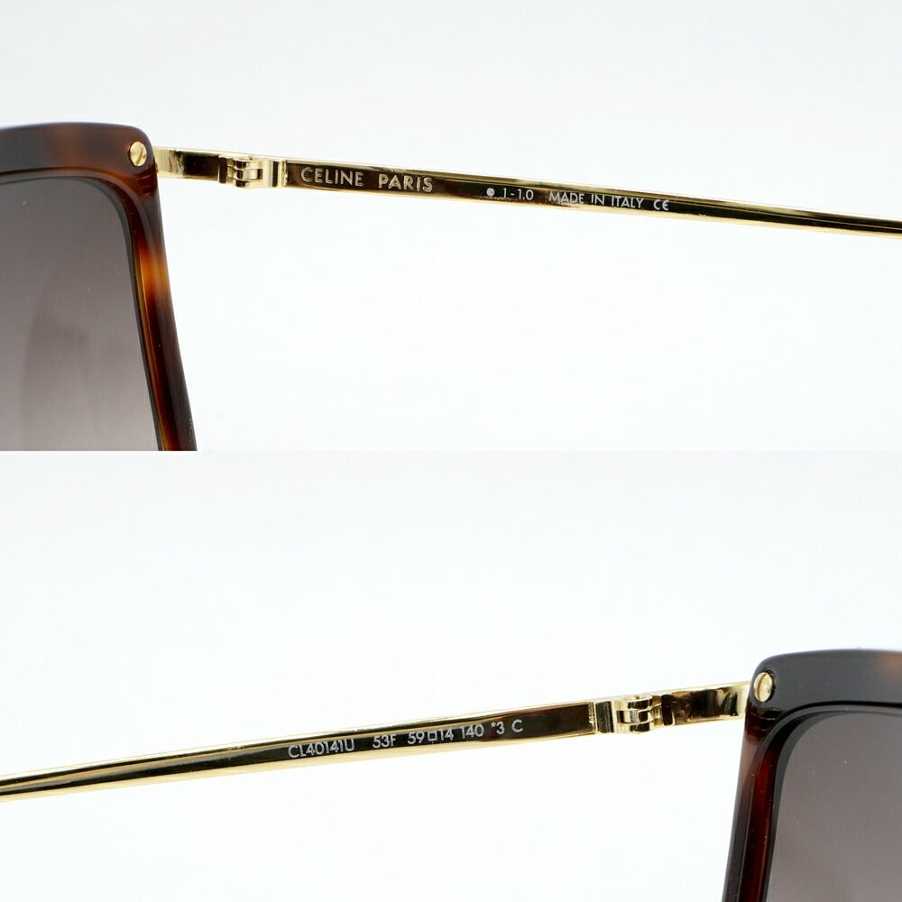 Celine Sunglasses Brown Gold Eyewear — view 6