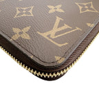 Louis Vuitton Monogram Zippy Long Wallet Zip Around — view 9