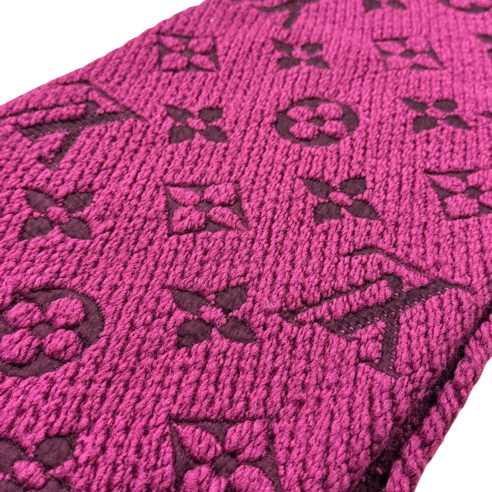 Louis Vuitton Scarf Wool Purple — view 5