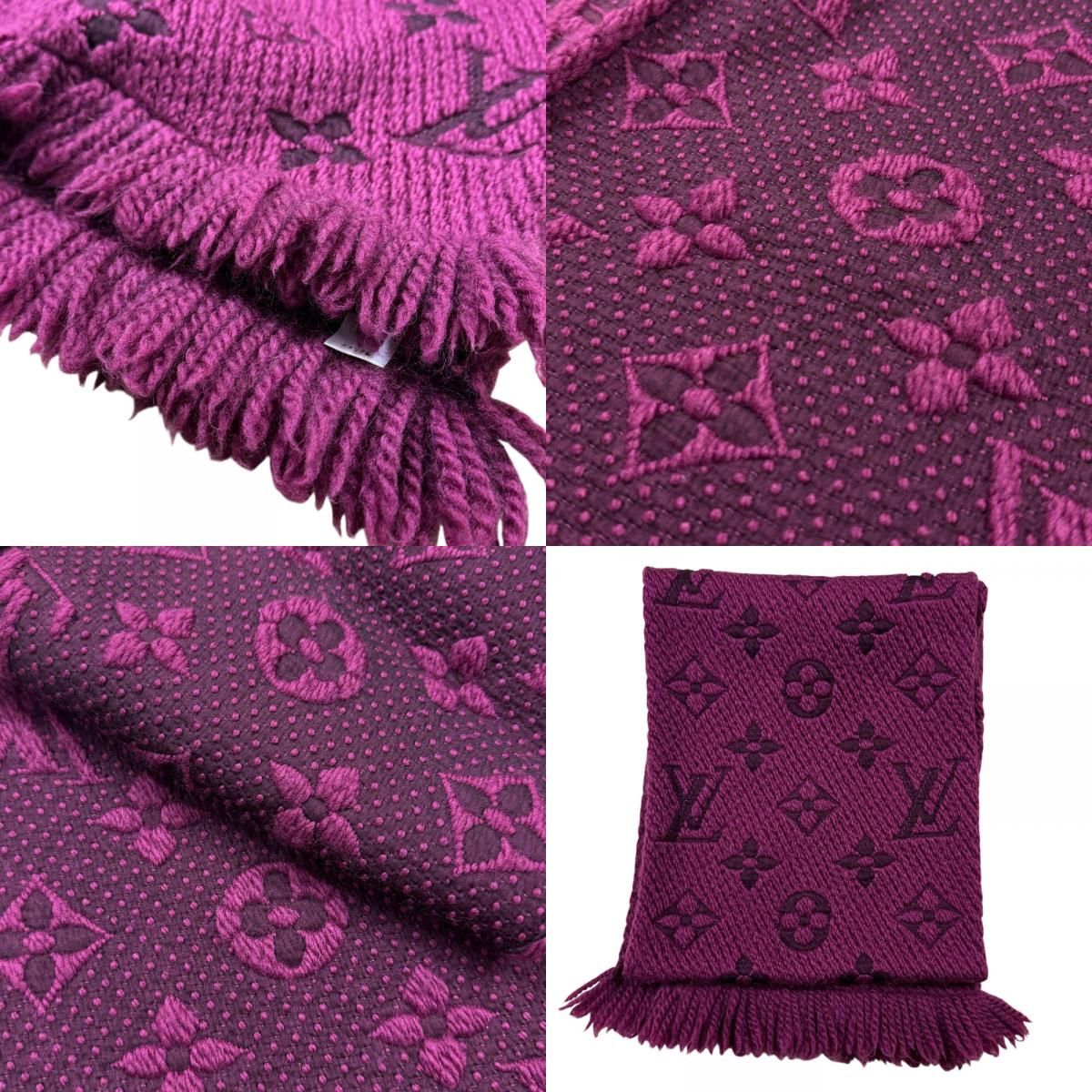 Louis Vuitton Scarf Wool Purple — view 8