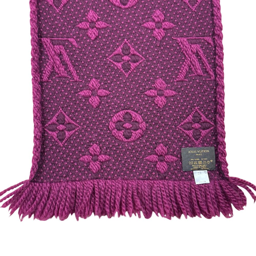 Louis Vuitton Scarf Wool Purple — view 6