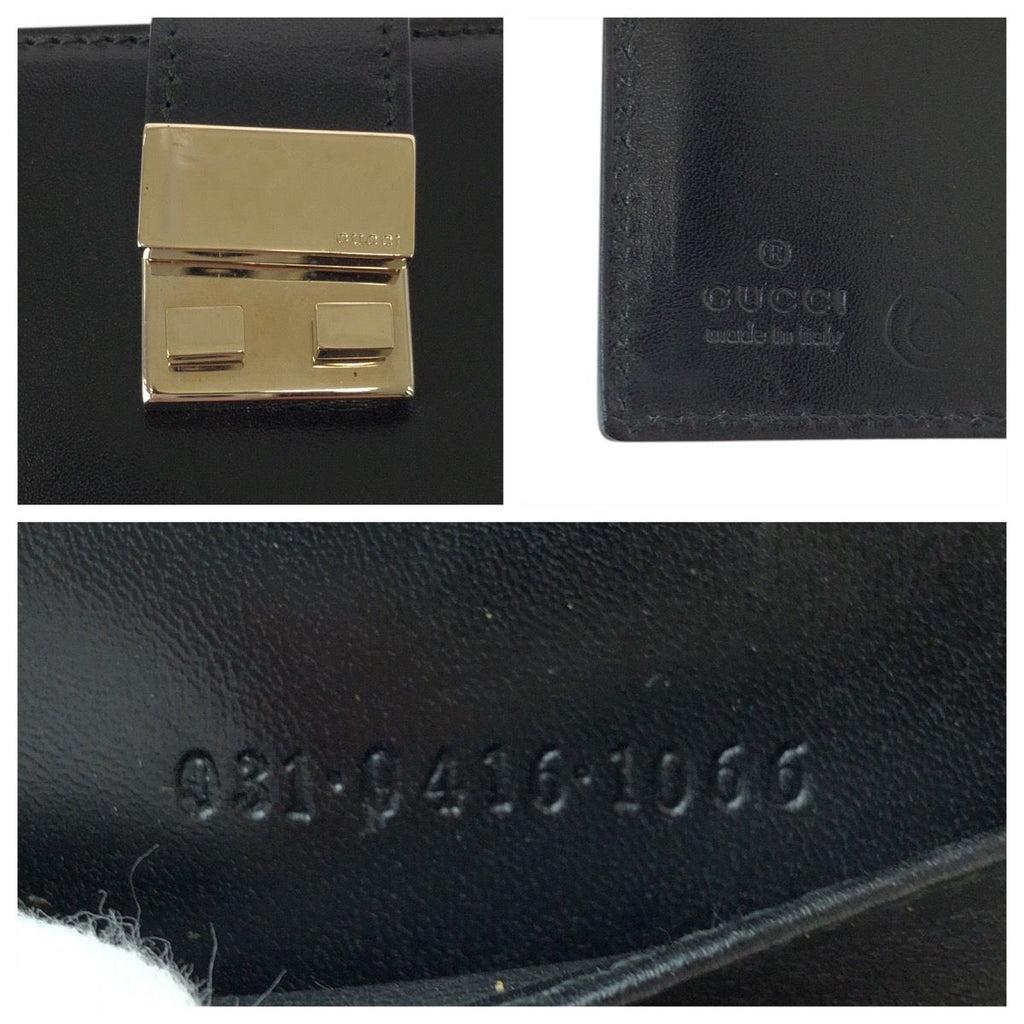 Gucci Black Silver Leather 031 Notebook Cover — view 5